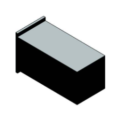 CASQUILHO QUADRADO NYLON  351 PRETO